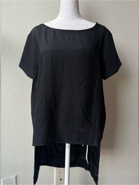 Maje 100% Silk Short Sleeve Blouse